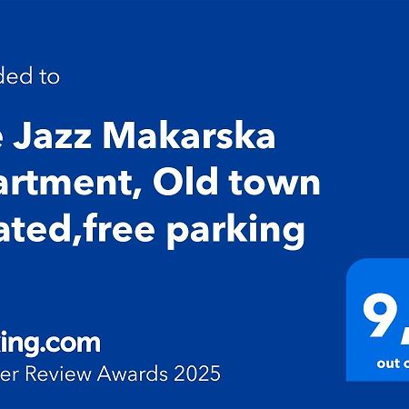 The Jazz Makarska Apartment, Old Town Located,Free Parking 외부 사진